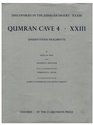 Qumran Cave 4 XXIII Unidentified Fragments