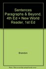 Sentences Paragraphs  Beyond 4th Ed  New World Reader 1st Ed