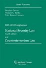 National Security Law and Counterterrorism Law 20092010 Supplement