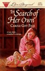 In Search Of Her Own (Love Inspired #4)