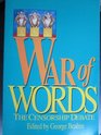 War of Words: The Censorship Debate