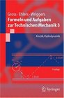 Formeln und Aufgaben zur Technischen Mechanik 3 Kinetik Hydrodynamik