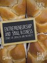 Entrepreneurship and Small Business Startup Growth and Maturity