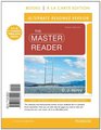 The Master Reader Alternate Edition Books a la Carte Plus NEW MyReadingLab with eText  Access Card Package