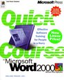 Quick Course  in Microsoft  Word 2000