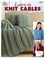 Learn to Knit Cables (American School of Needlework #1358)