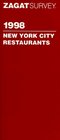 Zagat Survey 1998 New York City Restaurants