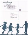 Readings on the Development of Children Third Edition