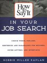 How to Say It in Your Job Search