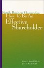 Family Business Ownership How To Be An Effective Shareholder