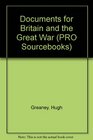 Documents for Britain and the Great War