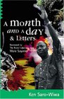 A Month and a Day  Letters
