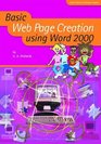 Basic Web Page Creation Using Word 2000 Pupil's Book