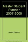 Master Student Planner 20072008