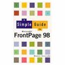 A Simple Guide to FrontPage 98