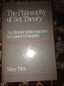 The Philosophy of Set Theory An Introduction to Cantor's Paradise