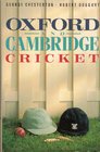 Oxford and Cambridge Cricket