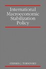 International Macroeconomic Stabilization Policy Uncertainty  Expectations in