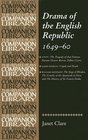 Drama of the English Republic 16491660 Plays and Entertainments
