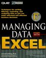 Managing Data With Excel