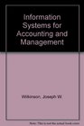 Information Systems for Accounting and Management Concepts Applications and Technology
