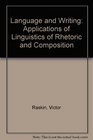 Language and Writing Applications of Linguistics of Rhetoric and Composition