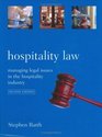 Hospitality Law  Managing Legal Issues in the Hospitality Industry