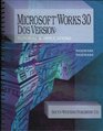 Microsoft Works 30 DOS Version Tutorial and Applications