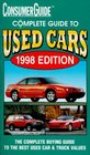 Complete Guide to Used Cars 1998  1998 Edition