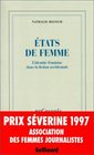 Etats de femme L'identite feminine dans la fiction occidentale