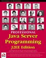 Professional Java Server Programming J2EE Edition