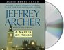 A Matter of Honor (Audio CD) (Abridged)