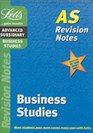 Business Studies AS Level Revision Notes