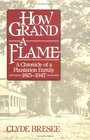 How Grand a Flame  A Chronicle of a Plantation Family 18131947