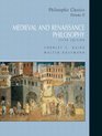 Philosophic Classics Volume II Medieval and Renaissance Philosophy