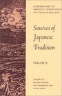 Sources of Japanese Tradition Vol 2