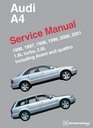 Audi A4  Service Manual 1996 1997 1998 1999 2000 2001