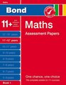 Bond Maths Assessment Papers 1112 Years Book 1