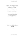 Men And Memories A History Of The Arts 1872 To 1922 Being The Recollections Of William Rothenstein Part One