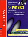 AQA  Physics Particles Radiation and Quantum Phenomena