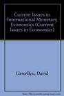 Current Issues in International Monetary Economics