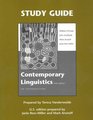 Study Guide for Contemporary Linguistics