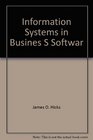 Information Systems in Busines S Softwar