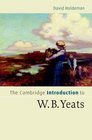 The Cambridge Introduction to WB Yeats