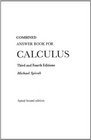 Combined Answer Book to Calculus Third and Fourth Editions spiral bound edition