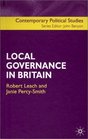 Local Governance in Britain