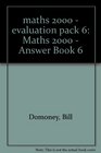 Maths 2000 Answer Book 6