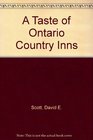 A Taste of Ontario Country Inns