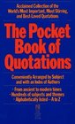 The Pocket Book of Quotations