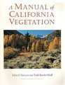 Manual of California Vegetation